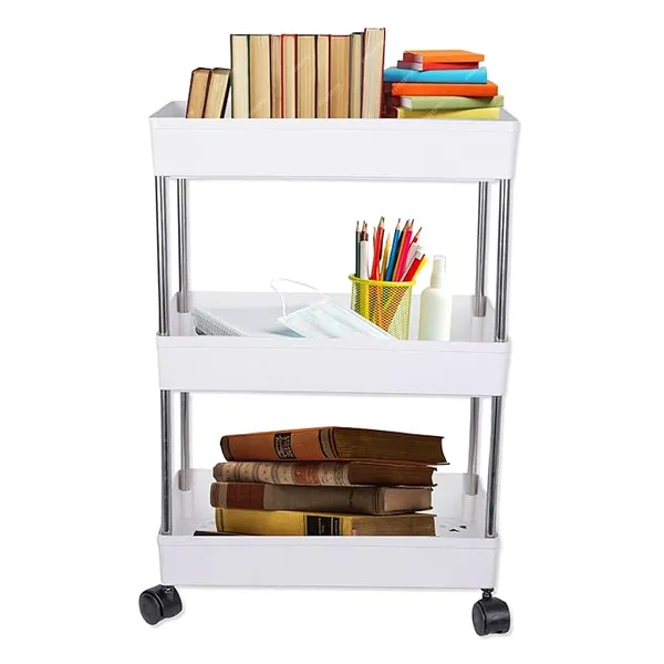 White_Multipurpose_Fruits_And_Vegetable_Stand_/_Kitchen_Trolley_With_Wheels_-_3