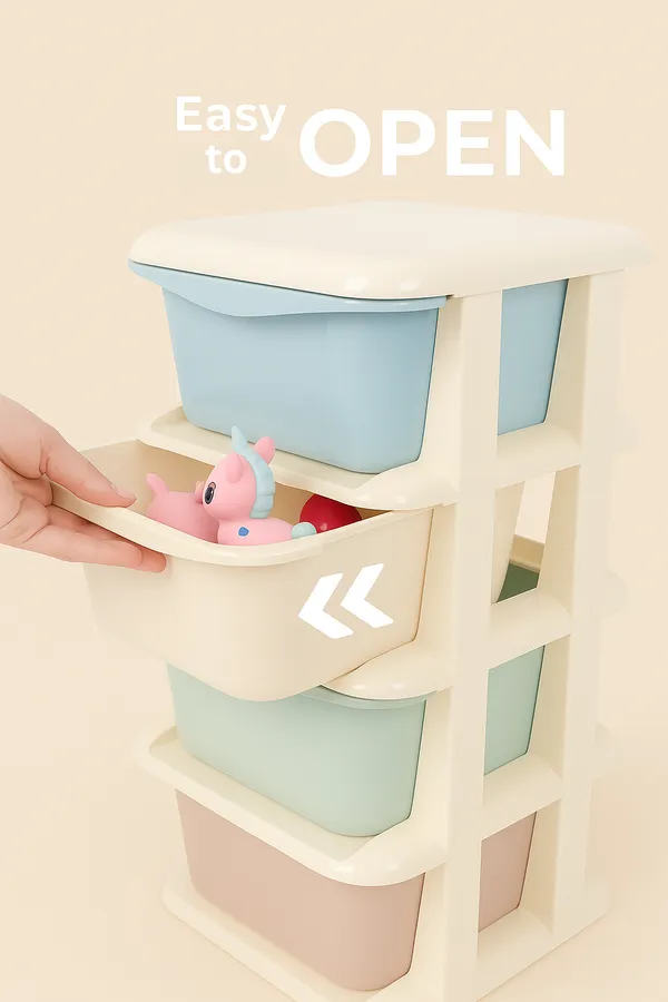 Multicolor_Modular_Drawer_Storage_Organizer_/_Plastic_Chest_Of_Drawers_For_Kitchen_Storage_Cabinet