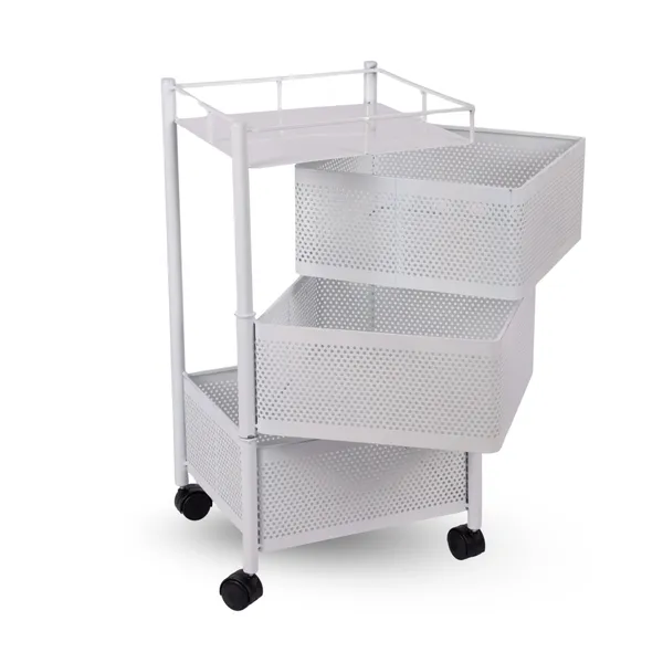 White_Kitchen_Storage_Rack_|_Revolving_Vegetable_Rack_|_Square_Multipurpose_Storage_Trolley_With_Wheels_3_Layer_White