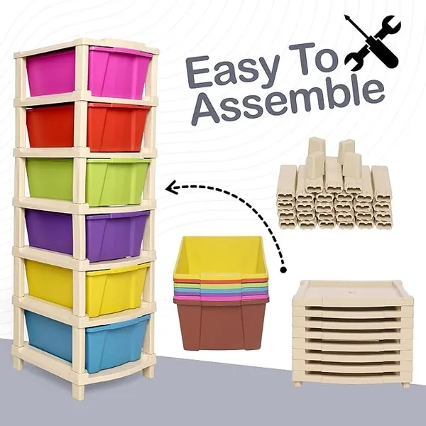 Multicolor_Modular_Drawer_Storage_Organizer_/_Plastic_Chest_Of_Drawers_Multi_Layer_Storage_Drawer_6_Xl