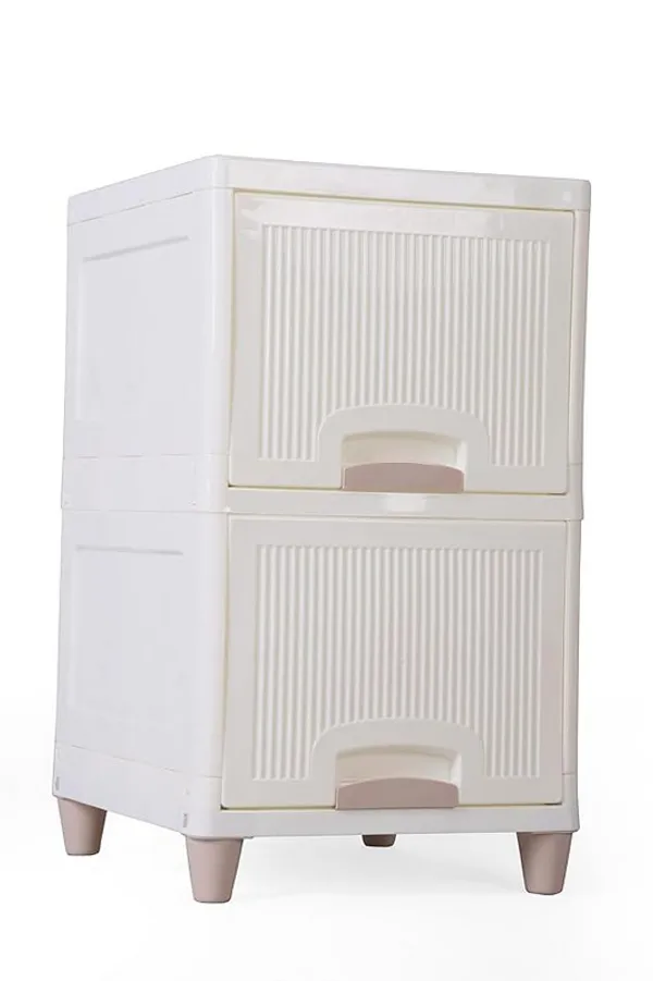 White_Plastic_Modular_Drawer_Storage_Chest_Of_Drawers_Organizer_Storage_Box,_Large_Stomo_Racks_For_Multipurpose_White_2_Xl