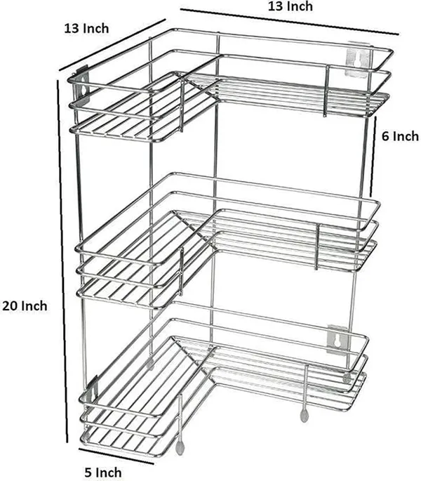 Stainless_Steel_Modern_Kitchen_Storage_Rack,_Folding_Perforated_Design_Trolley_For_Spice,_Fruits,_Vegetable,_Onion,_Potato,_Organizer_Stand_With_Wheel