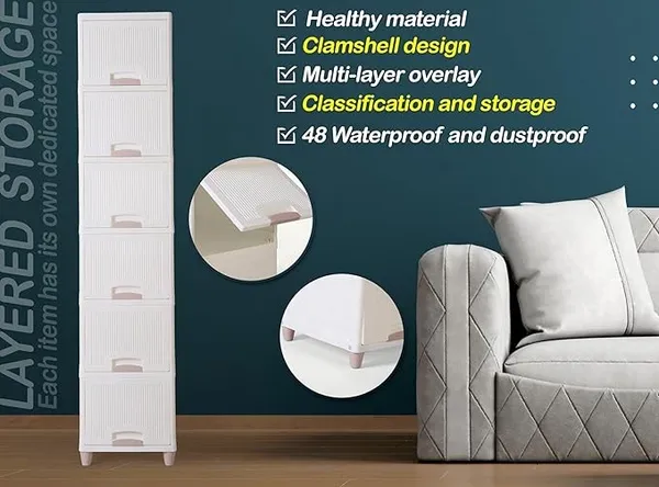 White_Plastic_Modular_Drawer_Storage_Chest_Of_Drawers_Organizer_Storage_Box,_Large_Stomo_Racks_For_Multipurpose_6_Xl
