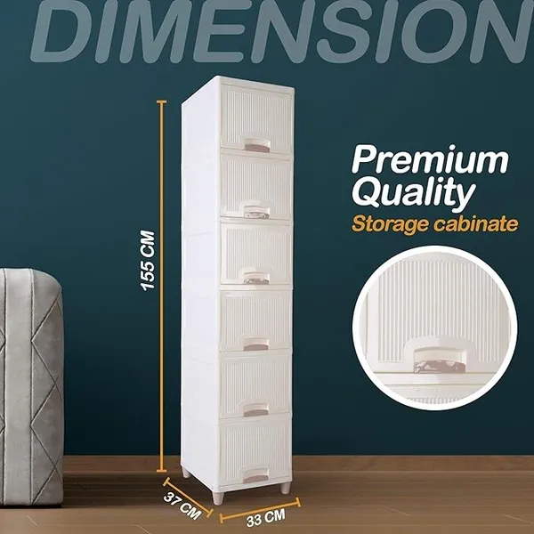 White_Plastic_Modular_Drawer_Storage_Chest_Of_Drawers_Organizer_Storage_Box,_Large_Stomo_Racks_For_Multipurpose_6_Xl