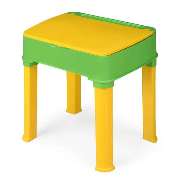 Yellow_Kids_Functional_Desk_Chair_Set_3-12_Years_Boys_Girls_/_Kids_Study_Table_With_Bookholder