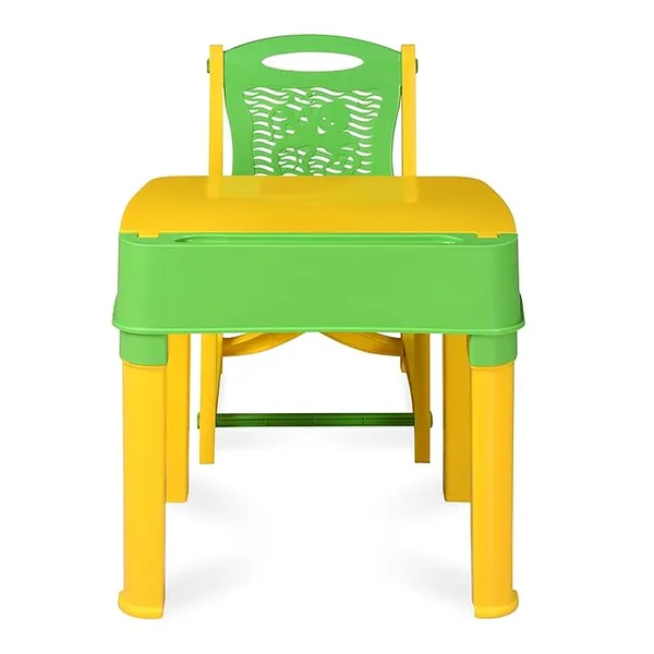Yellow_Kids_Functional_Desk_Chair_Set_3-12_Years_Boys_Girls_/_Kids_Study_Table_With_Bookholder