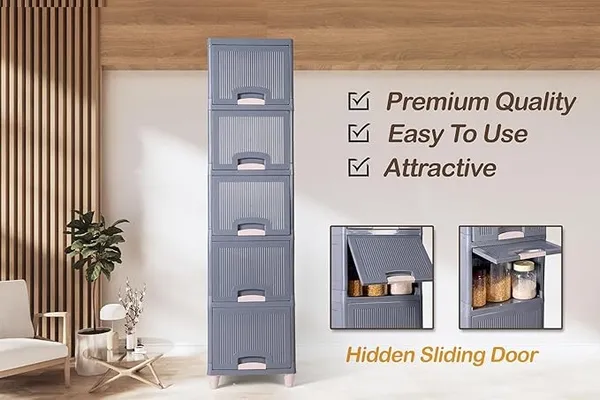 Grey_Plastic_Modular_Drawer_Storage_Chest_Of_Drawers_Organizer_Storage_Box,_Large_Stomo_Racks_For_Multipurpose_5_Xl