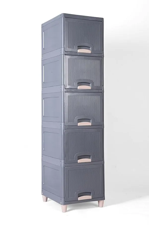 Grey_Plastic_Modular_Drawer_Storage_Chest_Of_Drawers_Organizer_Storage_Box,_Large_Stomo_Racks_For_Multipurpose_5_Xl
