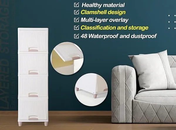 White_Plastic_Modular_Drawer_Storage_Chest_Of_Drawers_Organizer_Storage_Box,_Large_Stomo_Racks_For_Multipurpose_4_Xl