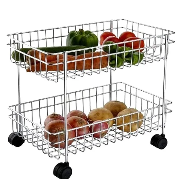 Silver_Stainless_Steel_Modern_Kitchen_Storage_Rack,_Folding_Perforated_Design_Trolley_For_Spice,_Fruits,_Vegetable,_Onion,_Potato,_Organizer_Stand_With_Wheel