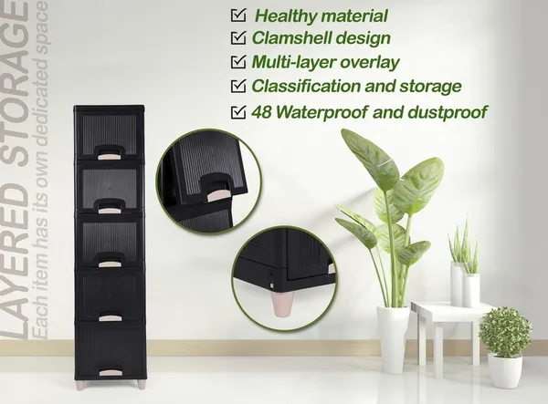 Black_Plastic_Modular_Drawer_Storage_Chest_Of_Drawers_Organizer_Storage_Box,_Large_Stomo_Racks_For_Multipurpose_5_Xl