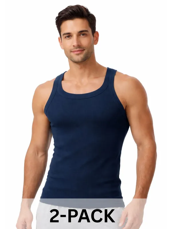 Pack_Of_2_Blue_Cotton_Vest_For_Men