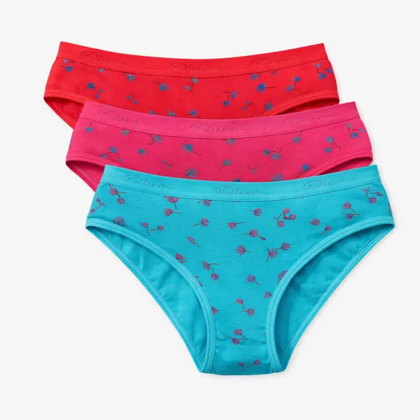 Pack_Of_3_Blue_And_Red_Cotton_Panty_For_Women