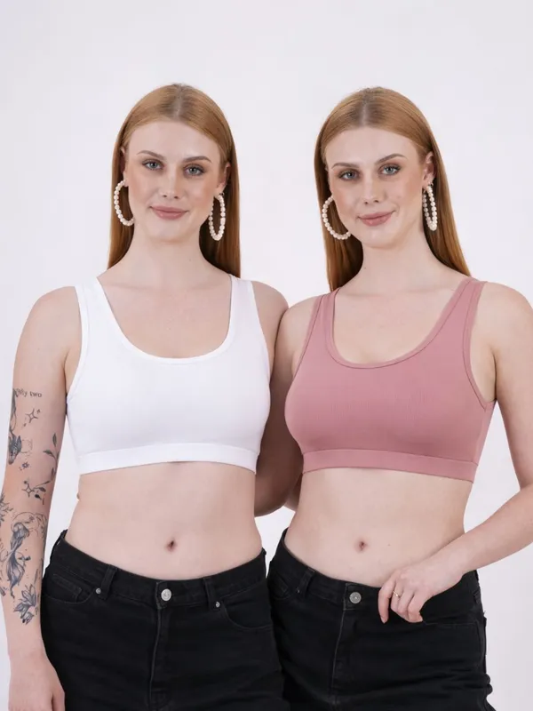 Pack_Of_2_White_And_Pink_Lycra_Sports_Bra_For_Women