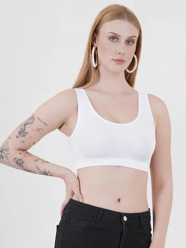 Pack_Of_2_White_And_Blue_Lycra_Sports_Bra_For_Women