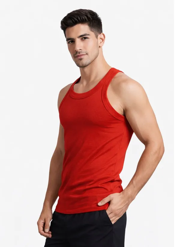 Pack_Of_2_Red_Cotton_Vest_For_Men