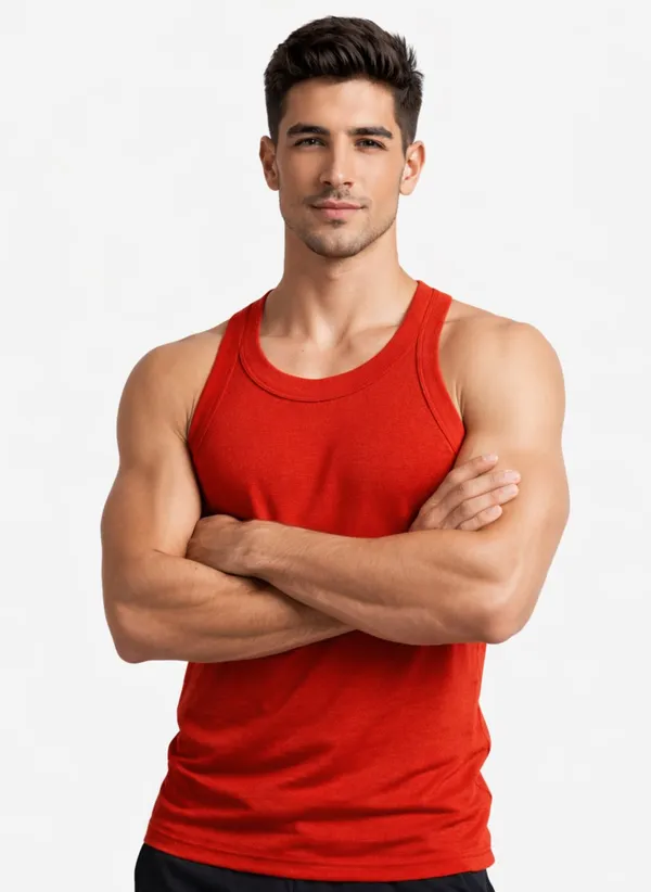 Pack_Of_2_Red_Cotton_Vest_For_Men