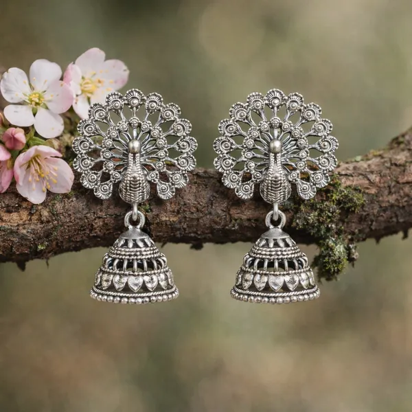 Silver_Elegant_Design_Alloy_Earrings_Set_Of_16_For_Women