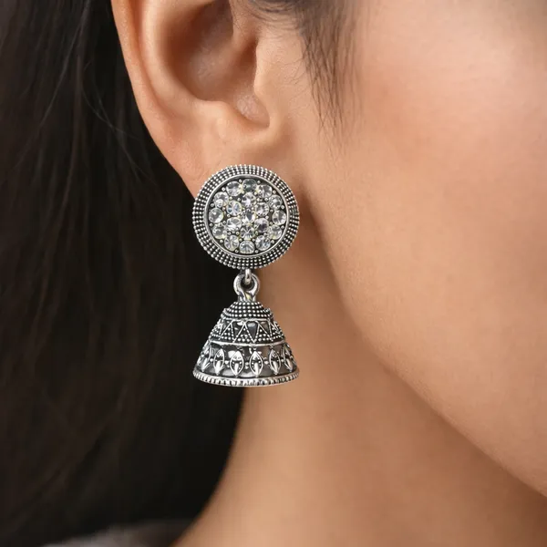 Silver_Elegant_Design_Alloy_Earrings_Set_Of_16_For_Women