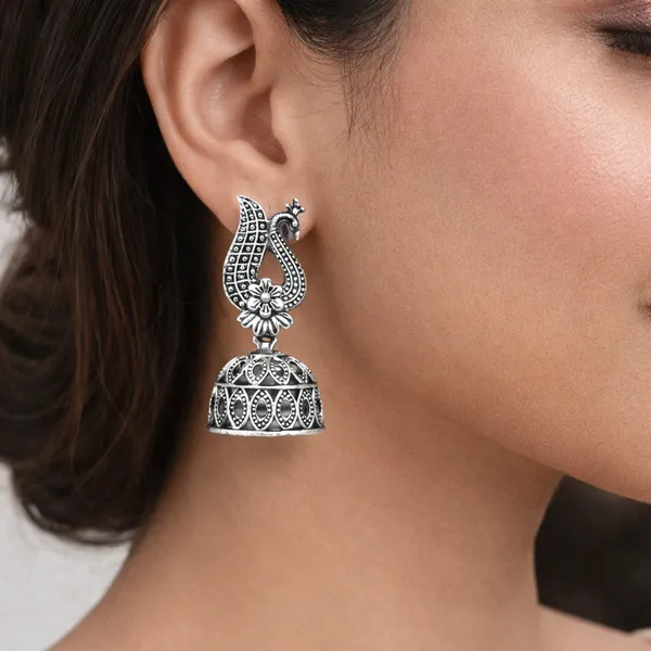 Silver_Elegant_Design_Alloy_Earrings_Set_Of_6_For_Women