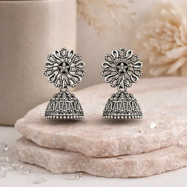 Silver_Elegant_Design_Alloy_Earrings_Set_Of_6_For_Women