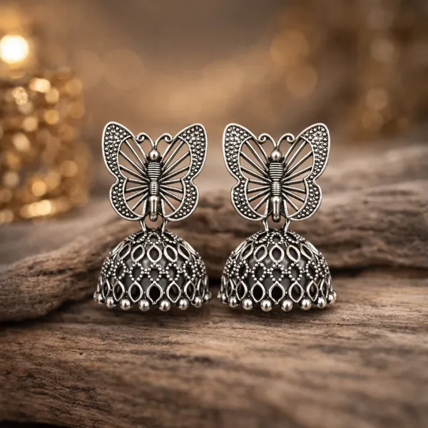 Silver_Elegant_Design_Alloy_Earrings_Set_Of_6_For_Women