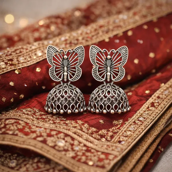 Silver_Elegant_Design_Alloy_Earrings_Set_Of_6_For_Women