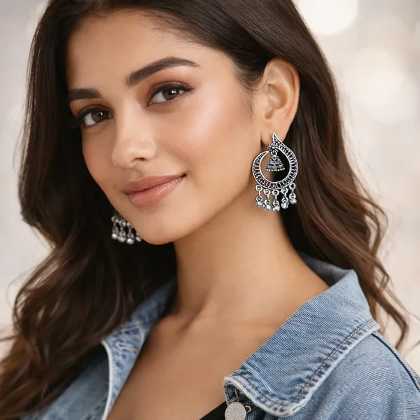 Silver_Elegant_Design_Alloy_Earrings_Set_Of_6_For_Women