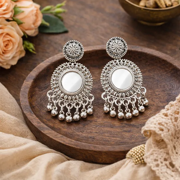 Silver_Elegant_Design_Alloy_Earrings_Set_Of_6_For_Women