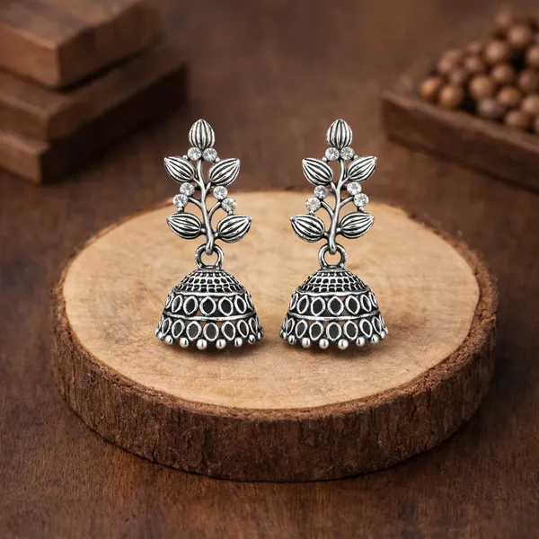 Silver_Elegant_Design_Alloy_Earrings_Set_Of_12_For_Women