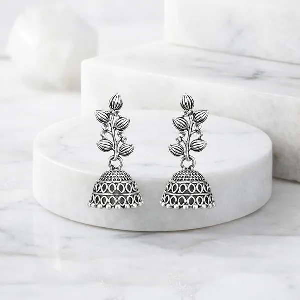 Silver_Elegant_Design_Alloy_Earrings_Set_Of_12_For_Women