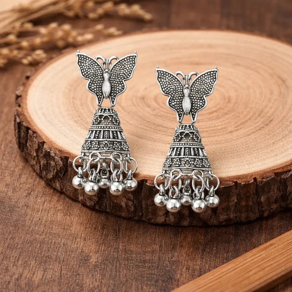 Silver_Elegant_Design_Alloy_Earrings_Set_Of_6_For_Women
