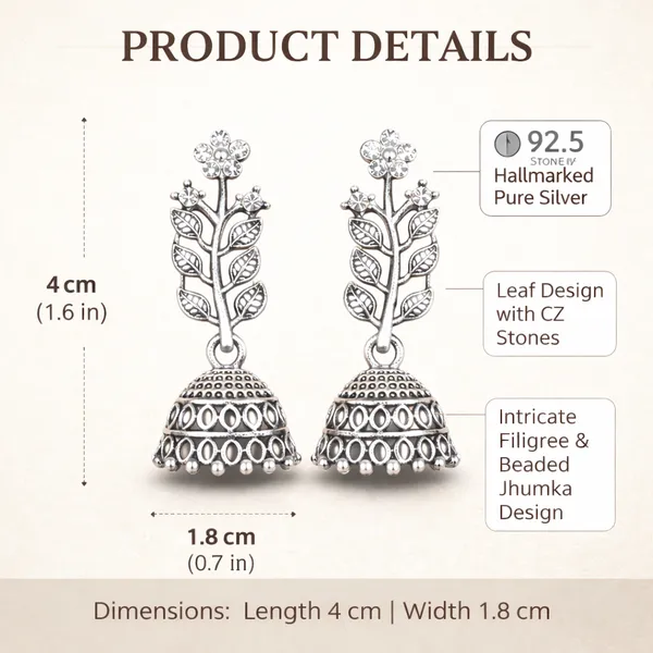 Silver_Elegant_Design_Alloy_Earrings_Set_Of_6_For_Women