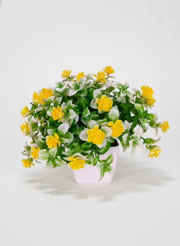 Yellow_And_White_Plastic_Artificial_Flower_Bonsai_Plant_With_Pot_For_Home_Decor_And_Table_Decoration