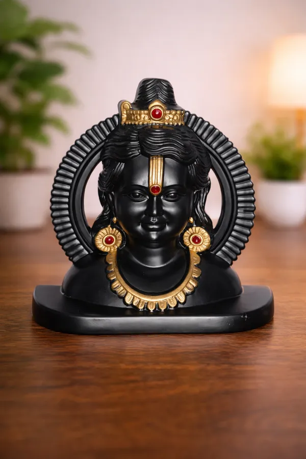 Black_Plastic_Decorative_Ram_Statue_For_Home_Decor_And_Spiritual_Decor