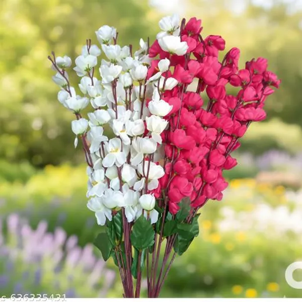 Red_And_White_Plastic_Artificial_Flower_For_Home_Decor_And_Floral_Decoration