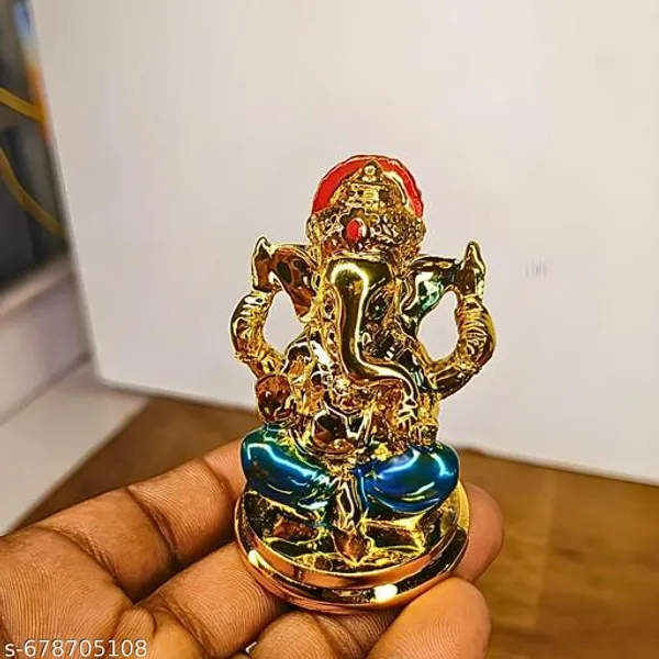 Blue_And_Golden_Resin_Resin_Ganesha_Idol_For_Home_Decor_And_Spiritual_Decor