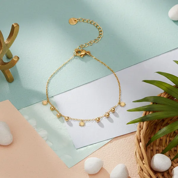 Gold_Radiant_Gold_Tone_Charm_Chain_Bracelet_For_Women