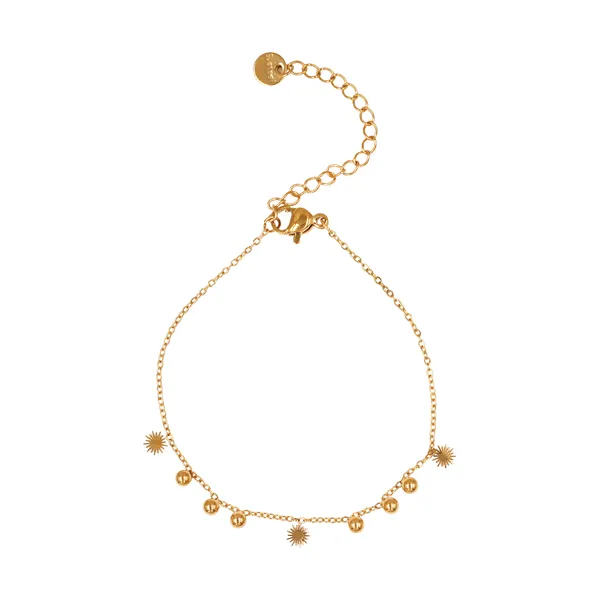 Gold_Radiant_Gold_Tone_Charm_Chain_Bracelet_For_Women