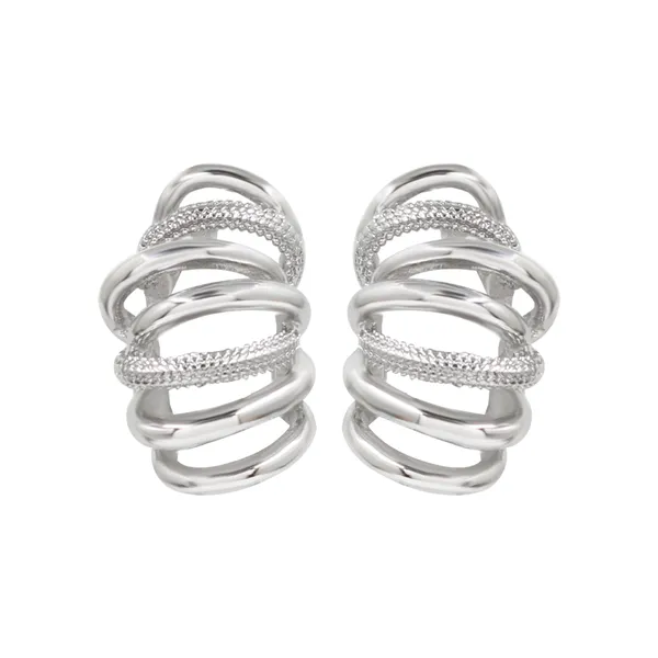 Silver_Aurelia_Textured_Loop_Elegance_Set_For_Women
