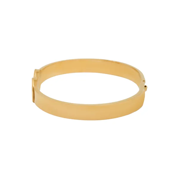 Gold_Imperial_Duo_Emblem_Bangle_For_Women