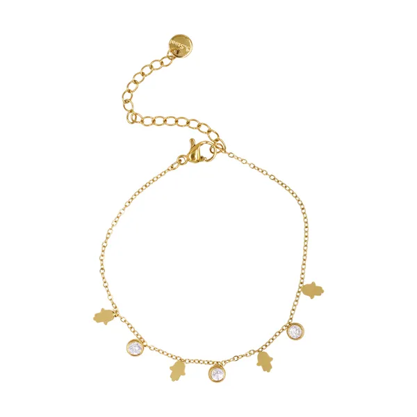Gold_Elara_Hamsa_Charm_Gold_Tone_Adjustable_Bracelet_For_Women