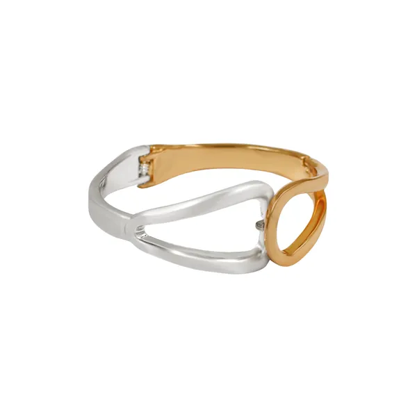 Gold_And_Silver_Velora_Luxe_Two_Tone_Statement_Bangle_For_Women