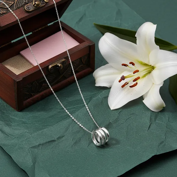 Silver_Brass_And_Mixed_Alloy_Necklace_For_Women