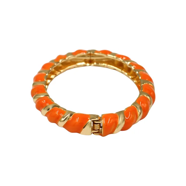 Orange_And_Gold_Flame_Radiance_Designer_Bangle_For_Women