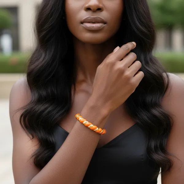 Orange_And_Gold_Flame_Radiance_Designer_Bangle_For_Women