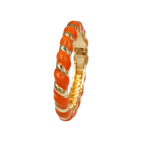 Orange_And_Gold_Flame_Radiance_Designer_Bangle_For_Women
