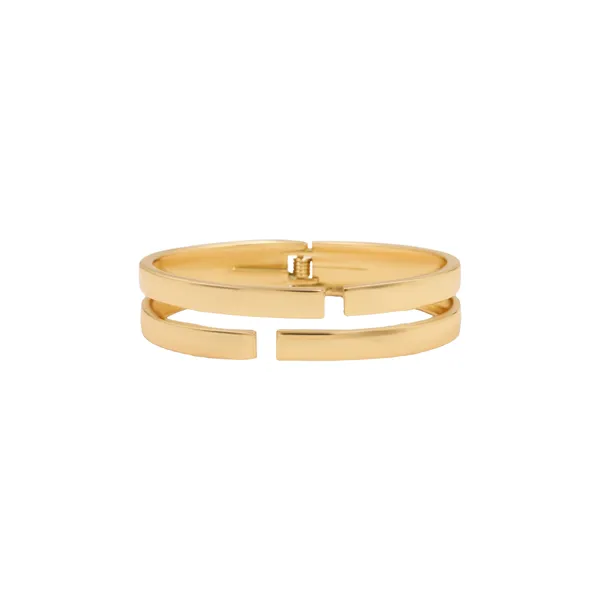 Gold_Modern_Grace_Twin_Band_Bangle_For_Women