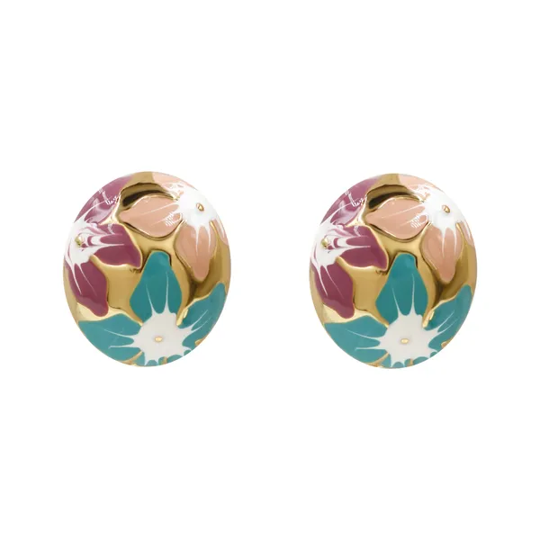 Multicolor_Blossom_Aura_Oval_Studs_For_Women