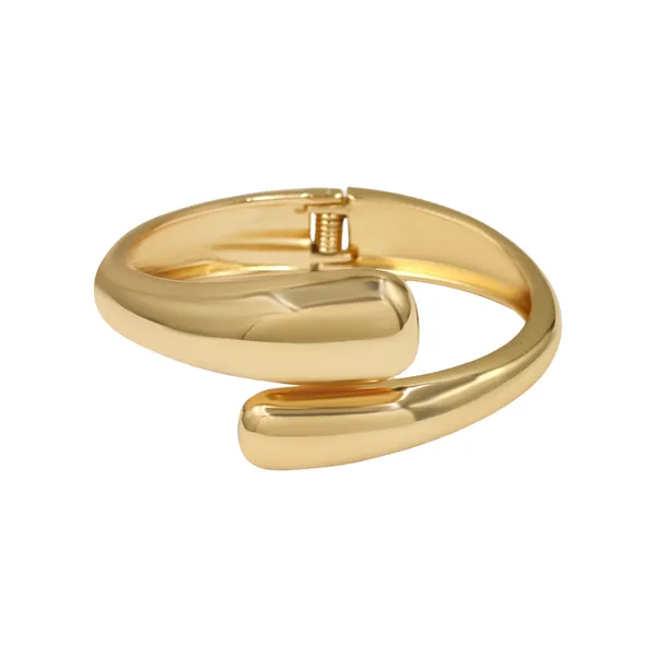 Gold_Eloria_Modern_Sculpted_Wrap_Style_Gold_Finish_Bracelet_For_Women
